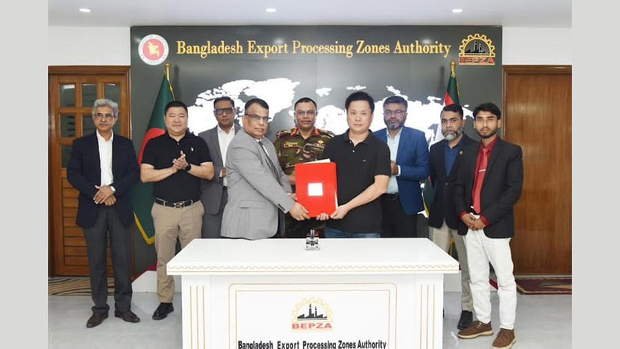 Chinese company to invest $19.53m in Mongla EPZ