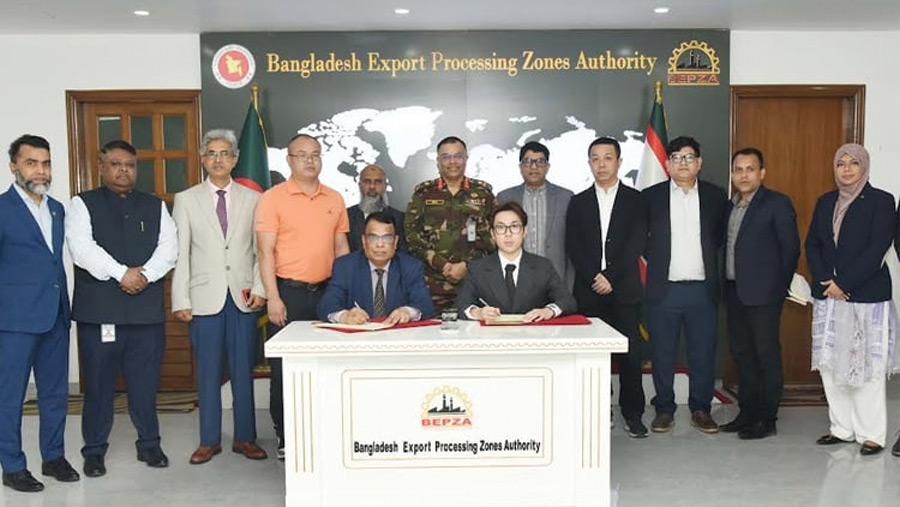 Chinese company to invest $28.92mn in BEPZA EZ