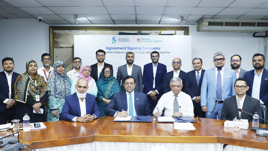 Standard Chartered and Biman launch first RTC