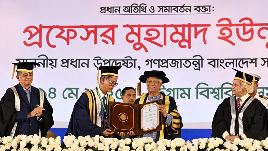 CU confers hononary D.Litt degree on Muhammad Yunus