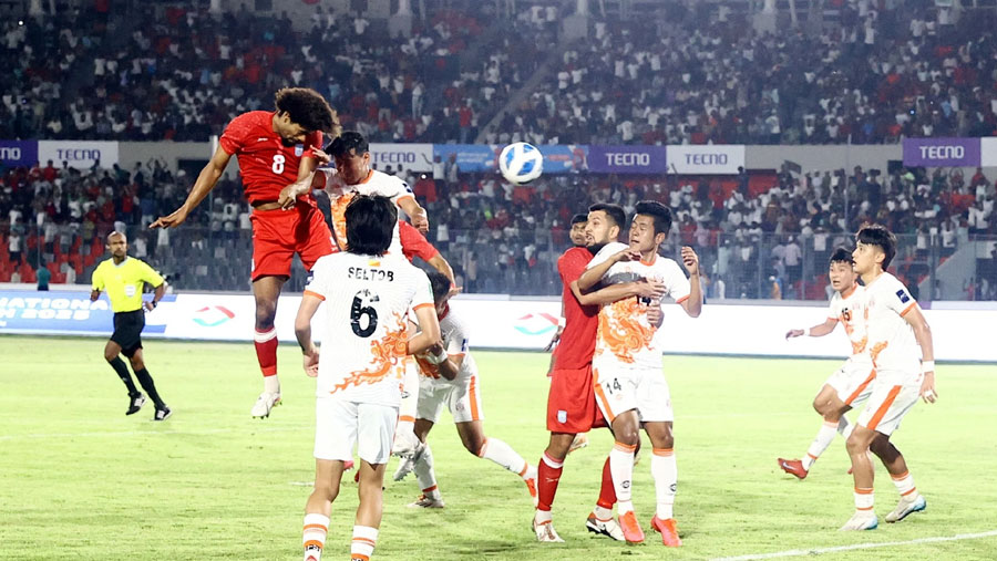 Bangladesh edge Bhutan 2-0