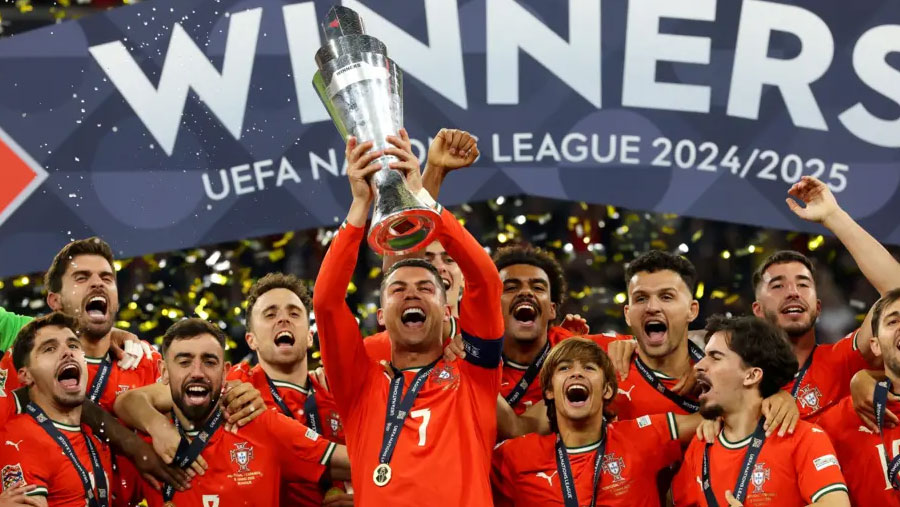 Portugal win second Nations League title